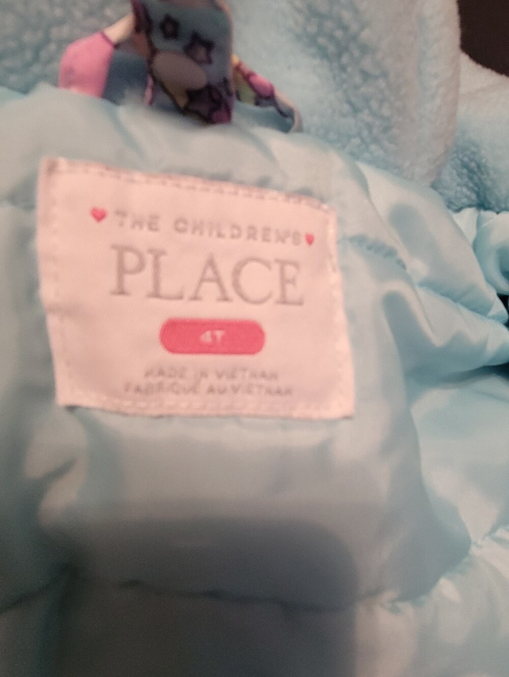 The Children's Place Pastel Multi Unicorn Llama Puffer Jacket & Bib Snow Pants - Picture 2 of 5